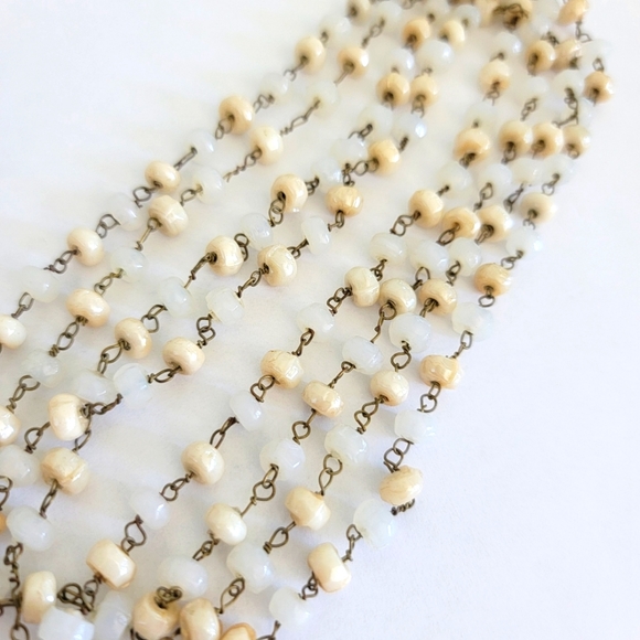 Vintage Bead Link Necklace - Picture 1 of 5